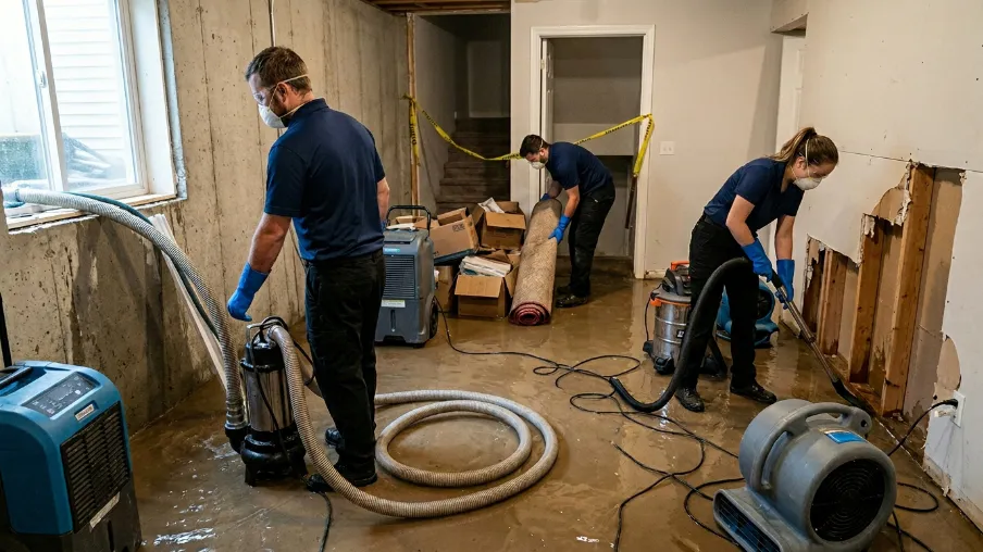 Emergency flood and water damage restoration Melbourne — South Clean
