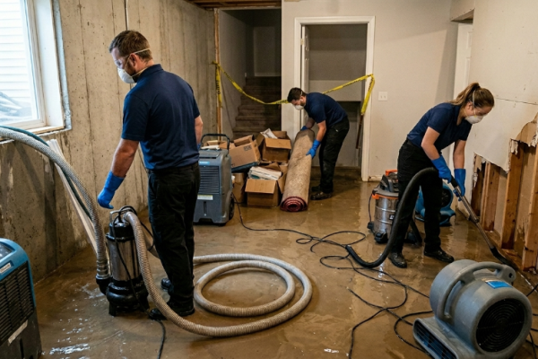 water damage and flood restoration